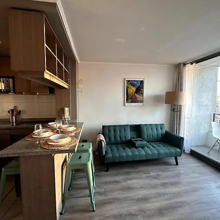 Acogedor Departamento En Estacion Central Con Balcon Y Wifi